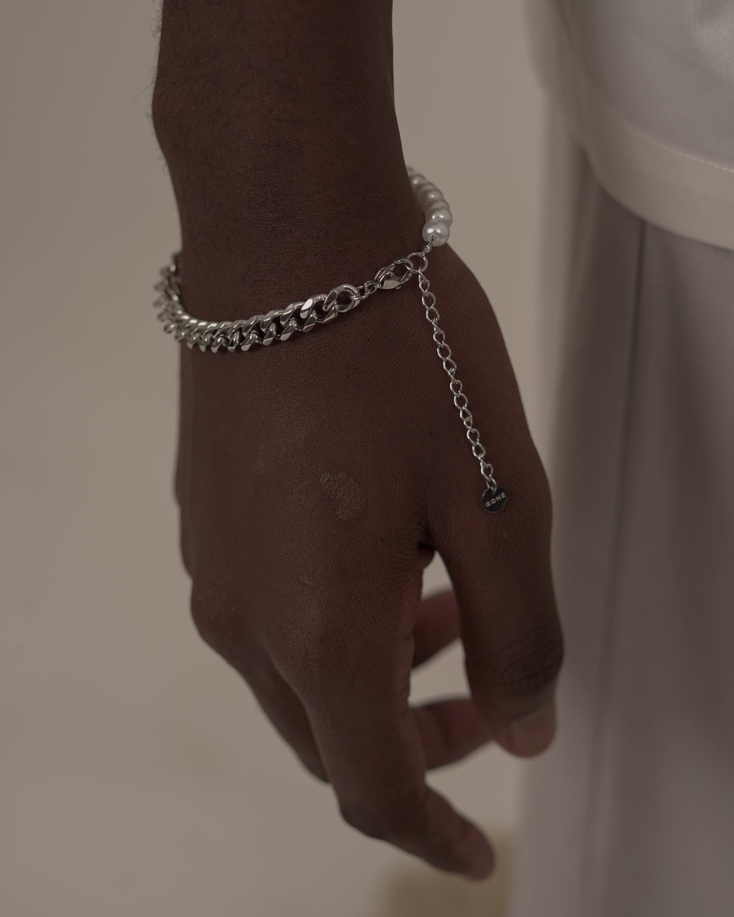 ETERNAL SILVER & PEARL BRACELET