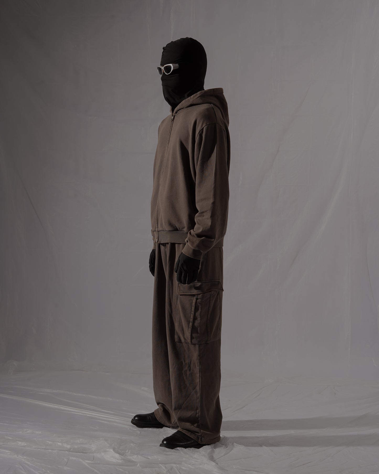 CARGO SWEATPANTS - WASHED GRAY