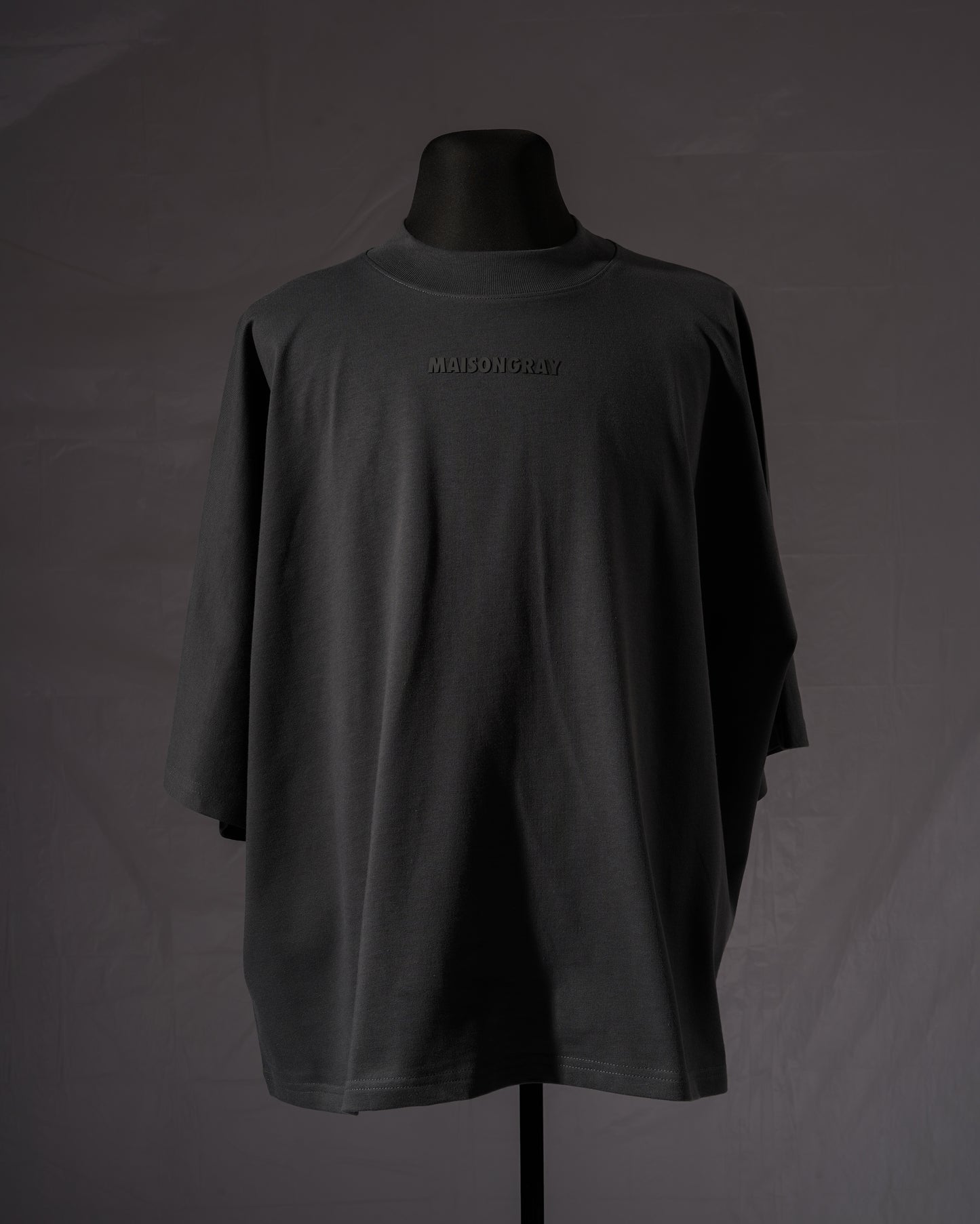 DRAPE T-SHIRT - CONCRETE