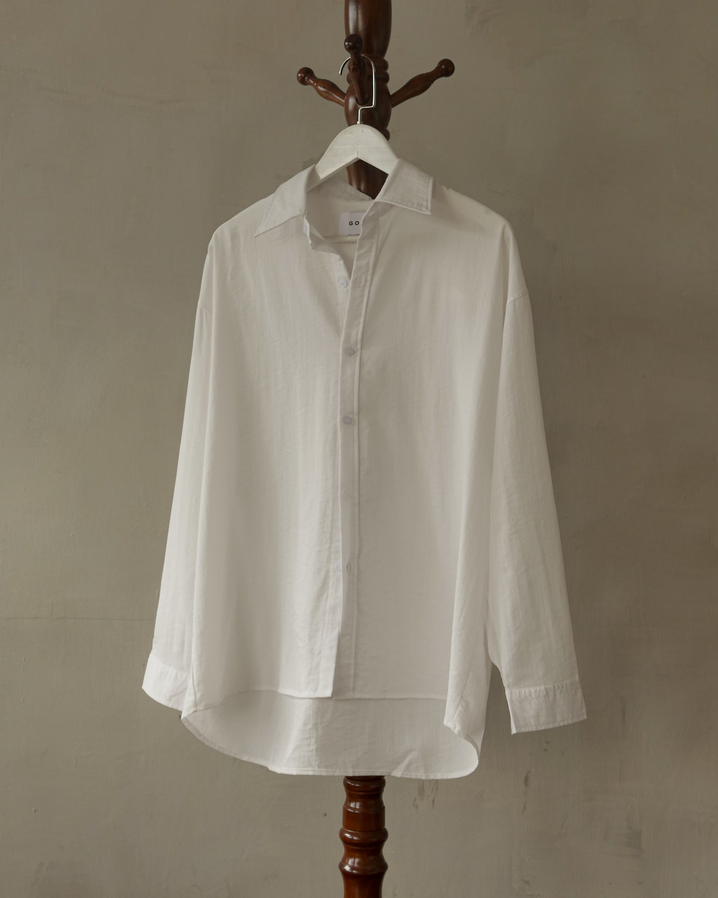 HARVEY LINEN SHIRT - IVORY