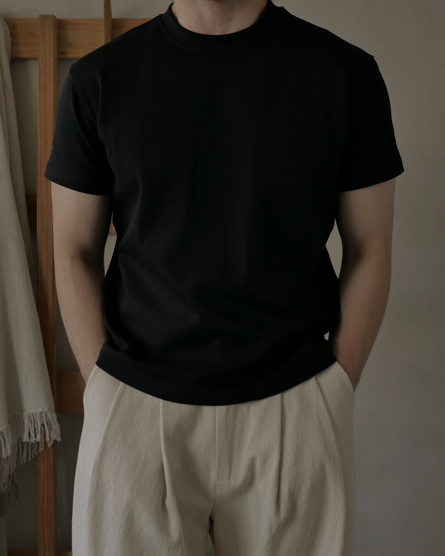 CARMY SLIM FIT T-SHIRT - BLACK
