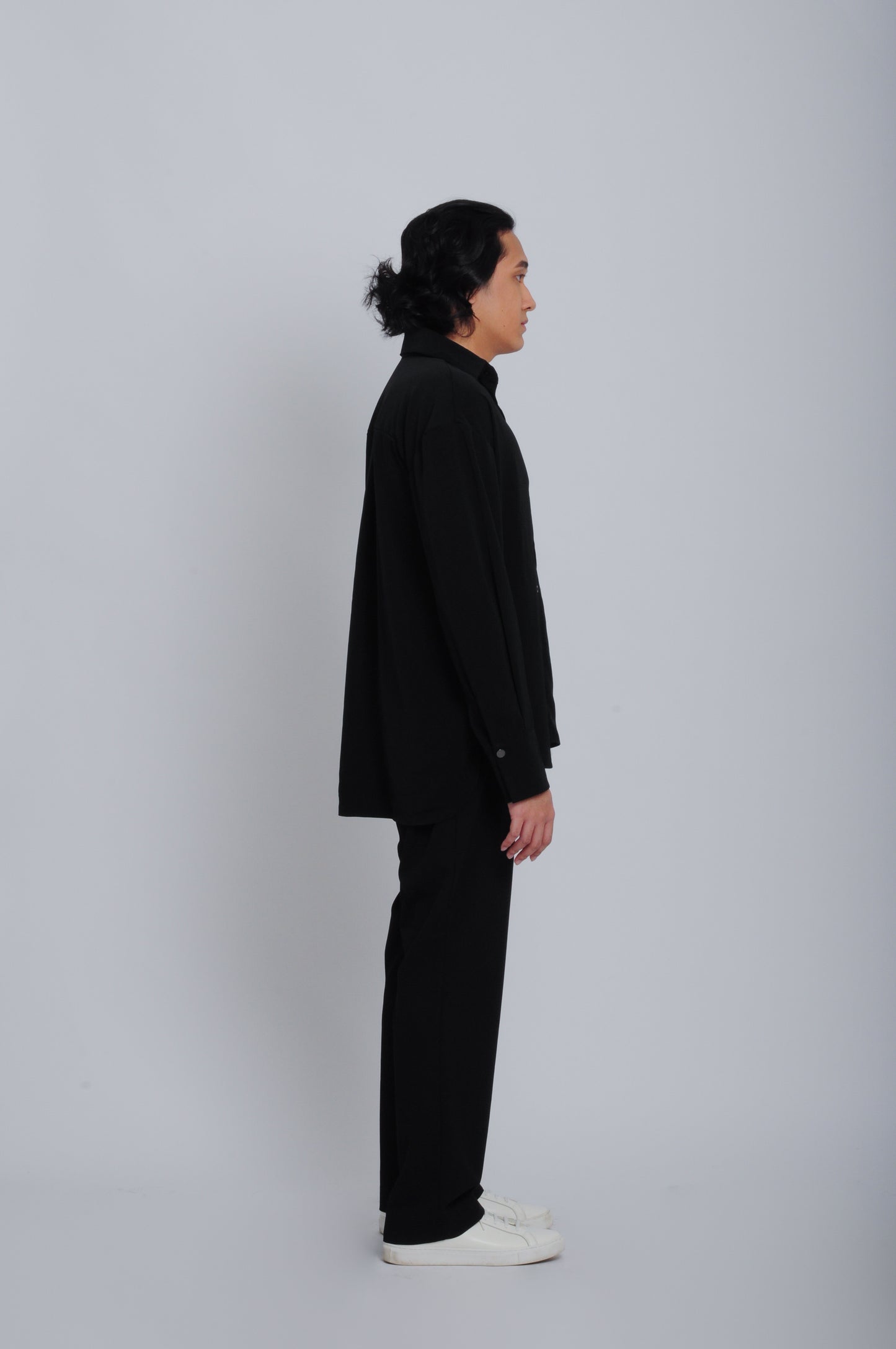 OVERSIZE DAILY SHIRT - BLACK