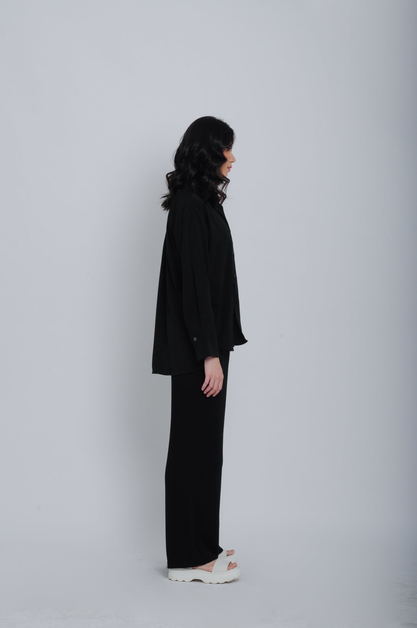 OVERSIZE DAILY SHIRT - BLACK